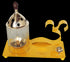Iron and Brass Om Chimney Deepak Red 0.34Kg